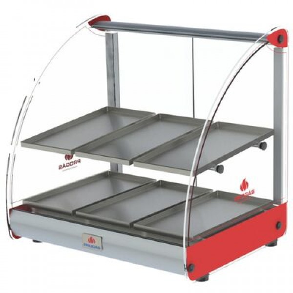 Estufa Curva Elétrica Progás PRV-06DE 6 Bandejas 250w Vermelho