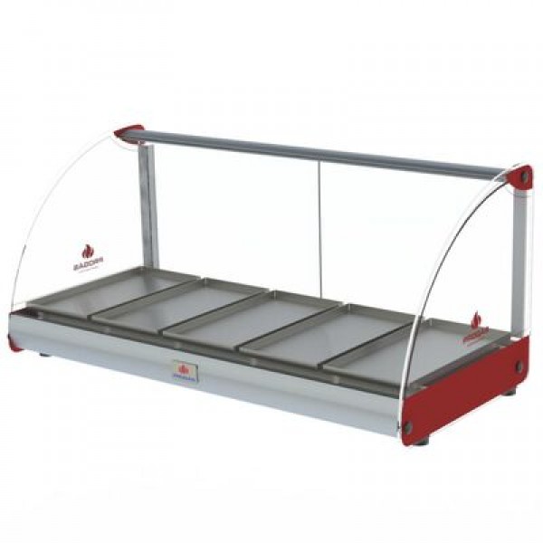 Estufa Curva Elétrica Progás PRV-05E 5 Bandejas 500W Vermelho