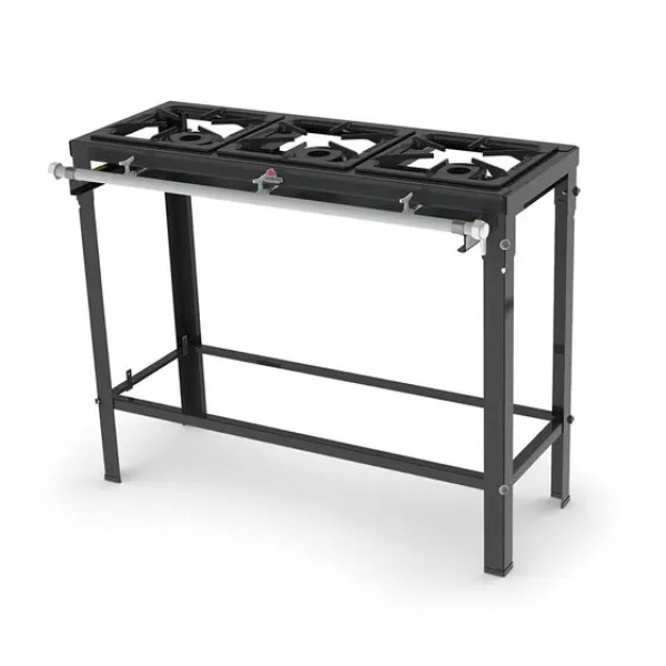 Fogão Industrial Alta Pressão PMSA-300 - 3 Queimadores Simples - Progás
Código gk6ed730c0Progás