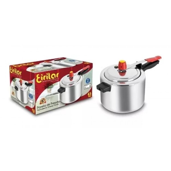 Panela de Pressão Eirilar Prata Polida 4,5l - EIRILAR