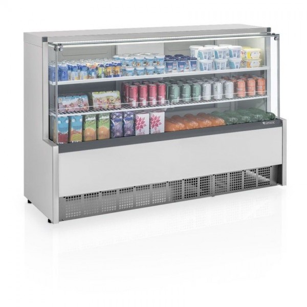 VITRINE REFRIGERADA UNIVERSAL - 1 PLACA FRIA - 1730mm-ILUMINAÇÃO LED GPSA-175 R BR