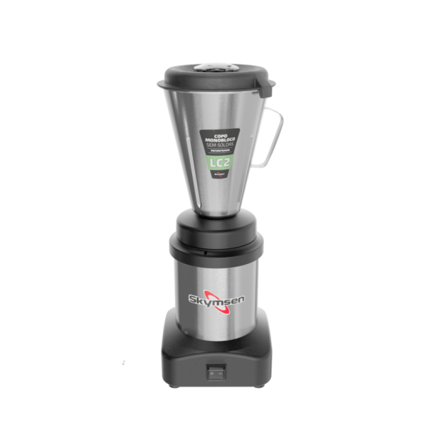 LC2 - LIQUIDIFICADOR COMERCIAL INOX, COPO MONOBLOCO INOX - 0,5 HP-CV 220 V