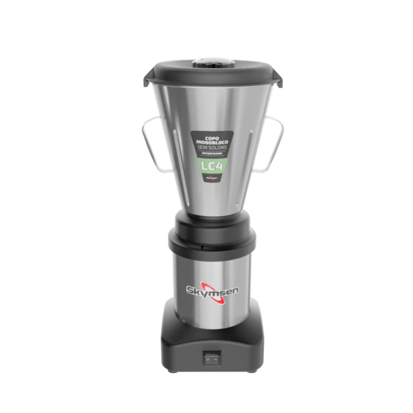 LC4 - LIQUIDIFICADOR COMERCIAL INOX, COPO MONOBLOCO INOX - 0,5 HP-CV 220 V