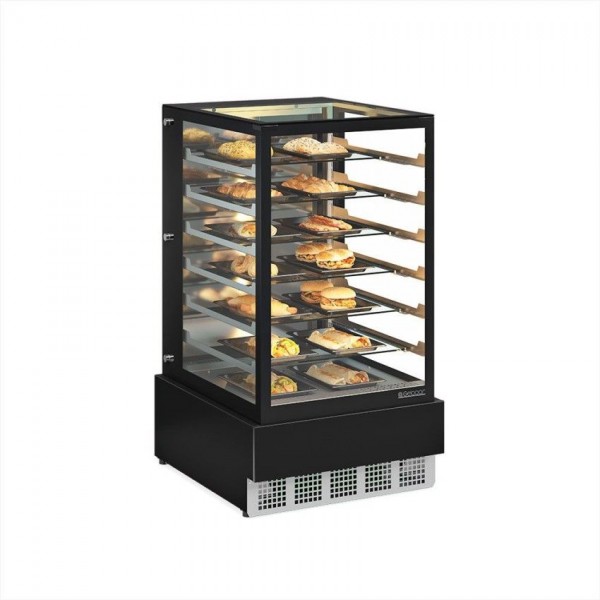 VITRINE ESTUFA - SEM CUBAS-700mm - VIDRO COM SERIGRAFIA- MGEE-070 PR