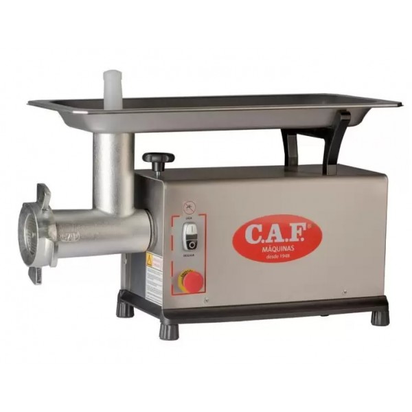 Picador / Moedor de Carne BOCAL 22  CAF 22 DSM-I Parcial Inox 1,25CV (NR-12 Mecânica) - CAF