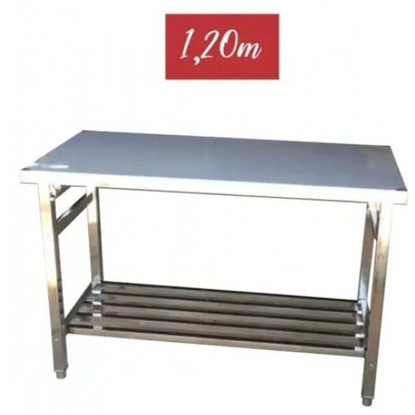 Mesa de inox de 120 dobravel - URUMAX
