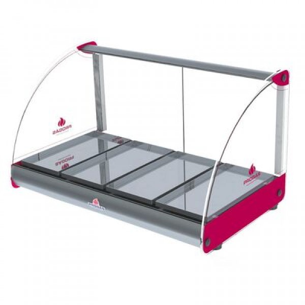 Estufa Curva Elétrica Progas PRV-04E 4 Bandejas 250w Vermelho