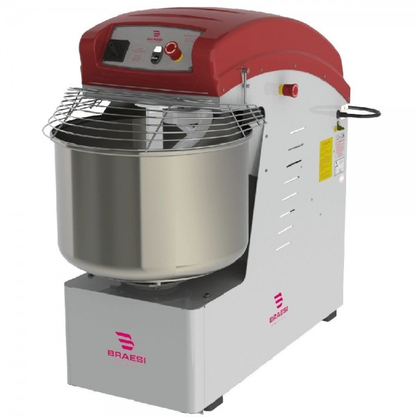 AMASSADEIRA ESPIRAL BRAESI 60 LITROS 2,5/4CV TRIFÁSICO AES-60/1-2V ST 220T - BRAESI