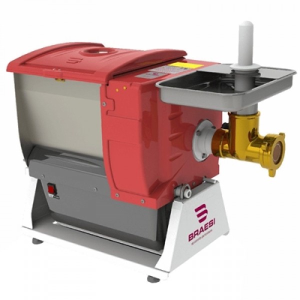 Kit Amassadeira Braesi AELI-520I Semi Rapida 5KG Com Extrusora e Moedor de Carne