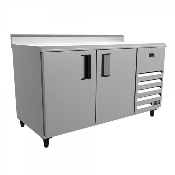 BALCAO SERVICO REFRIGERADO 1500 EXT/INT INOX LISO S/ ESP - VENANCIO