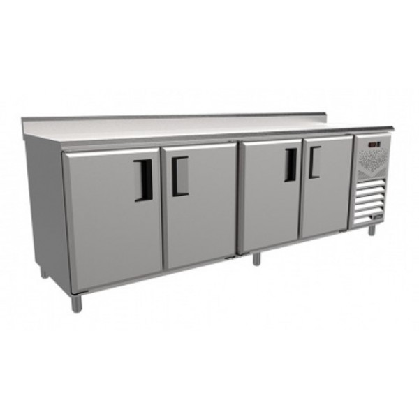 BALCAO SERVICO REFRIGERADO 2500 PRIME EXT INOX/INT ALUZ BORDA ESP C/ CUBA LADO DIREITO - VENANCIO