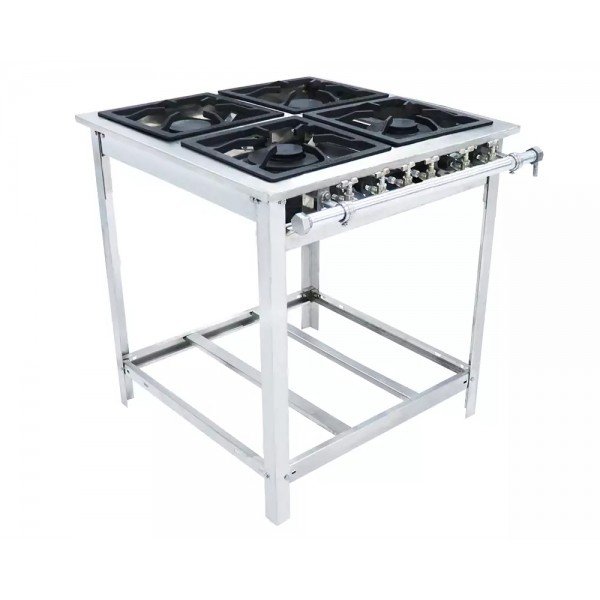 FOGÃO A GÁS EXTRA INOX 4 QUEIMADORES MISTOS 2QD/2QS ESP FORNO - VENANCIO