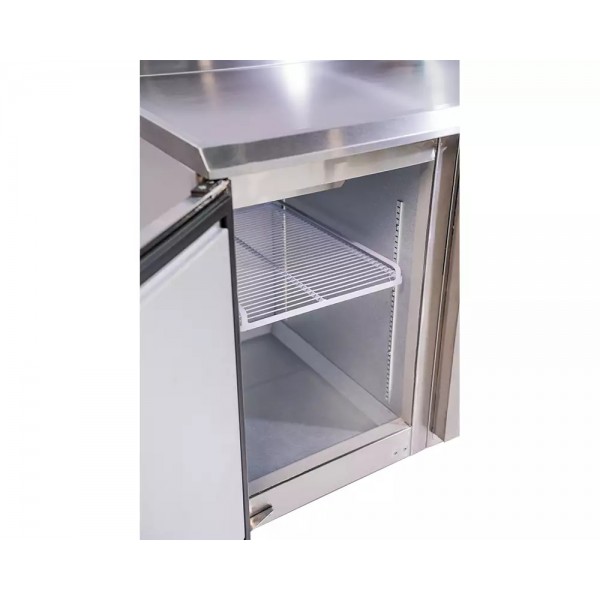 BALCAO SERVICO REFRIGERADO 1000 PRIME EXT INOX/INT ALUZ BORDA ESP - VENANCIO