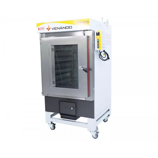 FORNO TURBO CICLONE LENHA P/ 8 EST FORNALHA NA FRENTE - VENANCIO