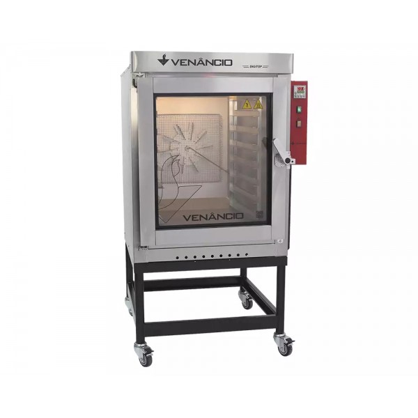 FORNO TURBO DIGITOP A GÁS P/ 8 EST - VENANCIO