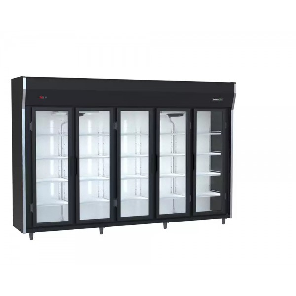 REFRIGERADOR EXPOSITOR VERTICAL 5 PORTAS FRIOS E LATICÍNIOS PORTA VIDRO LED FRIO - VENANCIO