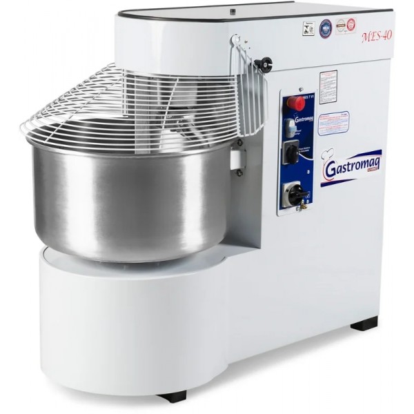 Amassadeira Espiral 40 kg de massa trifásica 2 velocidades - GASTROMAQ