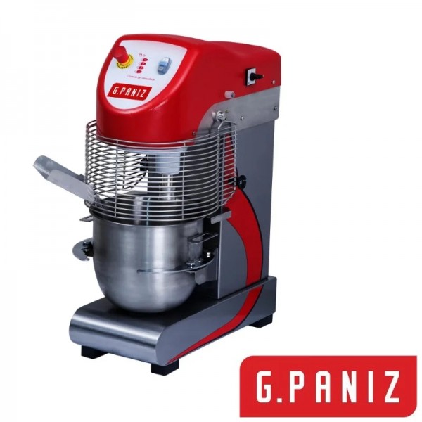 Batedeira Planetária 18 litros 4 velocidades com inversor inox - G PANIZ