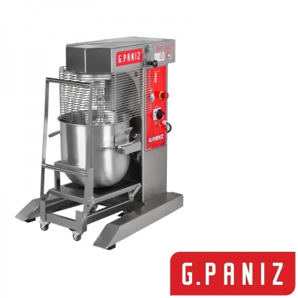 Batedeira Planetária 38 litros 4 velocidades com inversor inox - G PANIZ