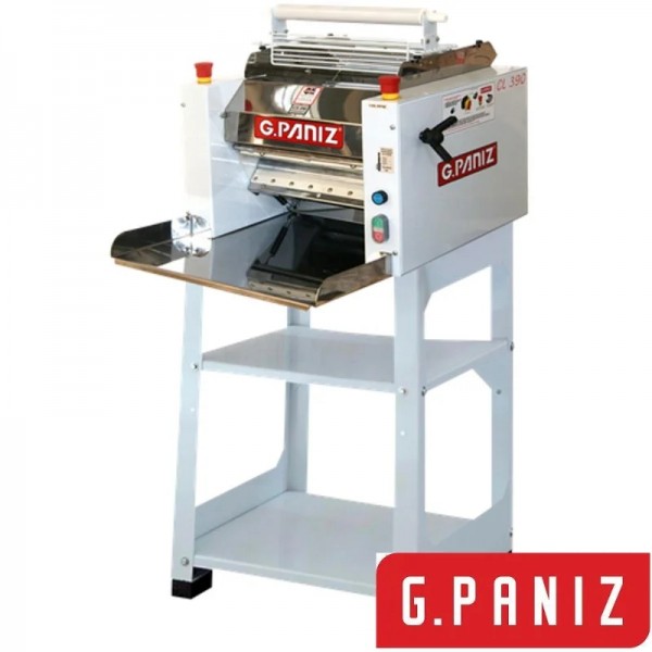 Cilindro Laminador 390 mm pedestal bandeja inox - G PANIZ