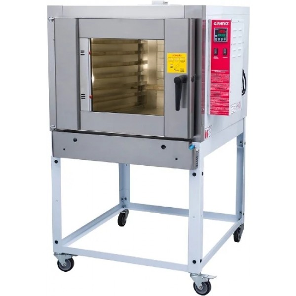 Forno Turbo Gás 5 esteiras 60 x 80 reguláveis total inox BIVOLT - G PANIZ