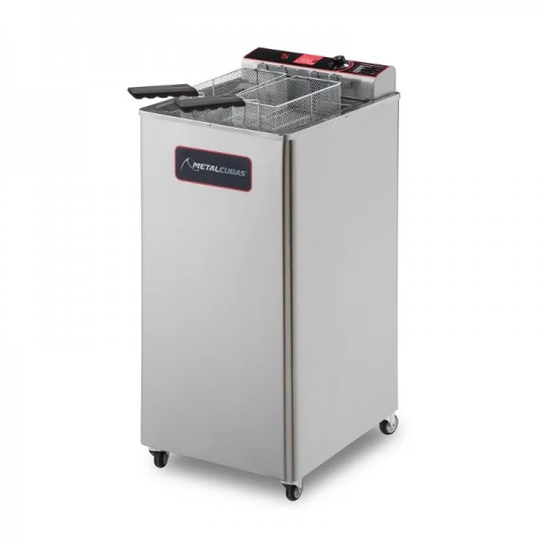 Fritador Elétrico pedestal água/óleo 5.500W - 18 litros - GFAO 18P- METALCUBAS