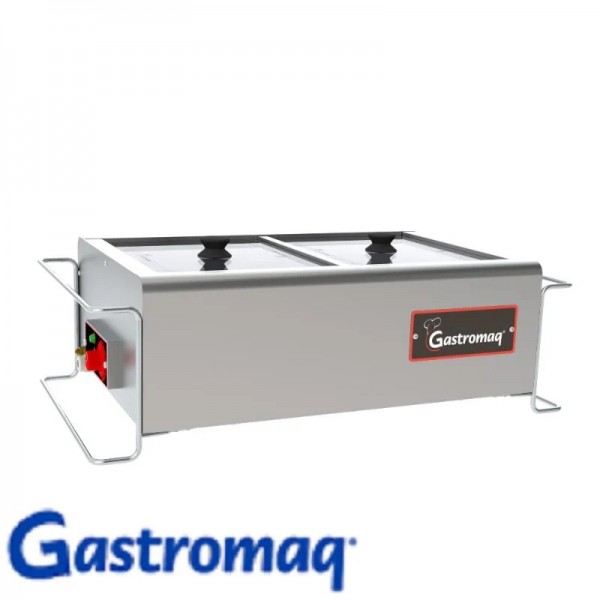 Balcão térmico De mesa 2 cubas tampas VIDRO soltas - GASTROMAQ