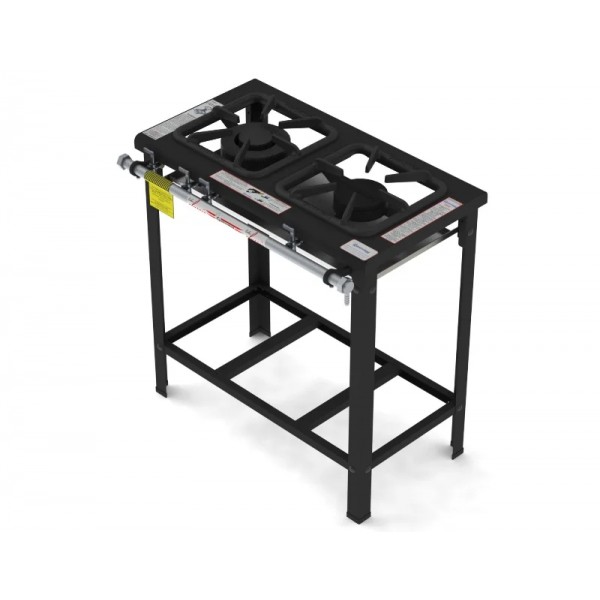 Fogão 2 Bocas mistas em linha grelha 30 x 30 perfil 7 - FG 32 LM - G PANIZ