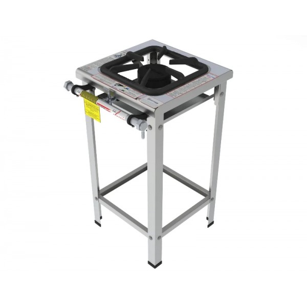 Fogão 1 boca simples grelha 30 x 30 perfil 7 INOX - FGI 31 LS - G PANIZ