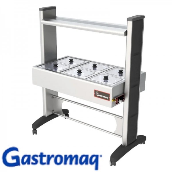 BTX 6 SL AI II
Balcão termico Gelo X 6 cubas - Estrutura inox protetor salivar INOX / tampa INOX - GASTROMAQ