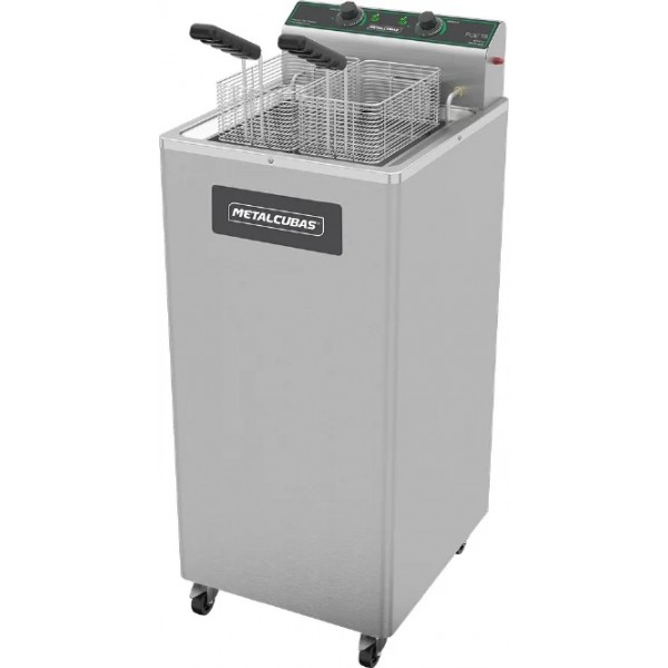 Fritador Elétrico pedestal somente óleo 15 litros - Reativado - FOE 15 P 8000W- METALCUBAS