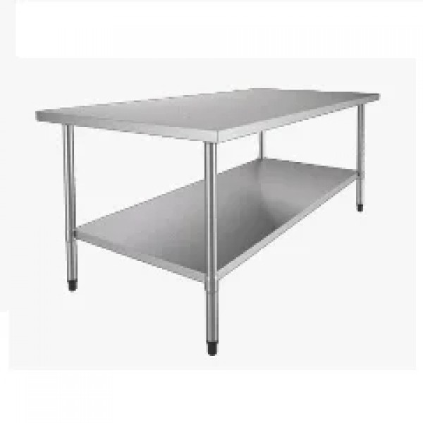 Mesa Total Inox 1,80 x 0,70 x 0,85 cm - BA 1800/700 i - METALCUBAS