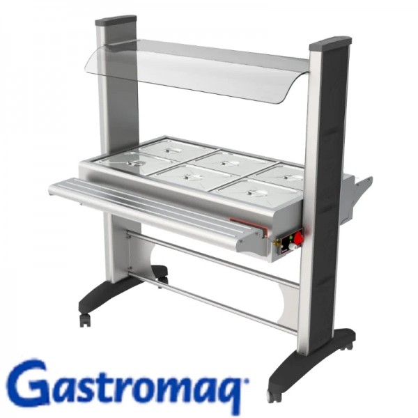 BTX 6 ST CR IV
Balcão Gelo X Standard 6 cubas - Estrutura Cromada - Tampa Inox - Salivador Vidro - GASTROMAQ