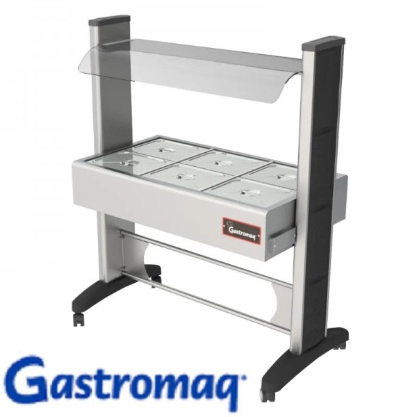 BTX 6 ST BR IV
Balcão Gelo X Standard 6 cubas - Estrutura Epóxi - Tampa Inox - Salivador Vidro - GASTROMAQ