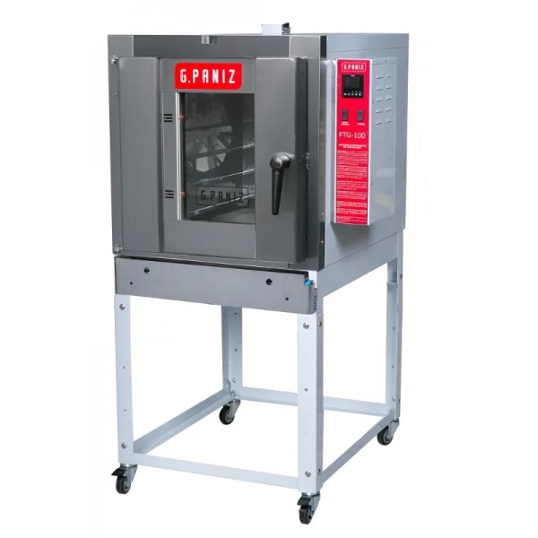 Forno Turbo Gás 5 esteiras 40 x 60 total inox BIVOLT - G PANIZ