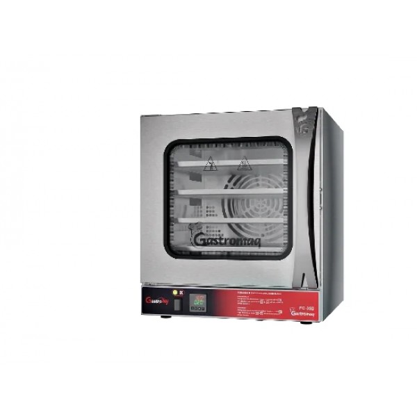 Forno de Convecção Elétrico p/ 4 esteiras, digital, Total Inox - GASTROMAQ