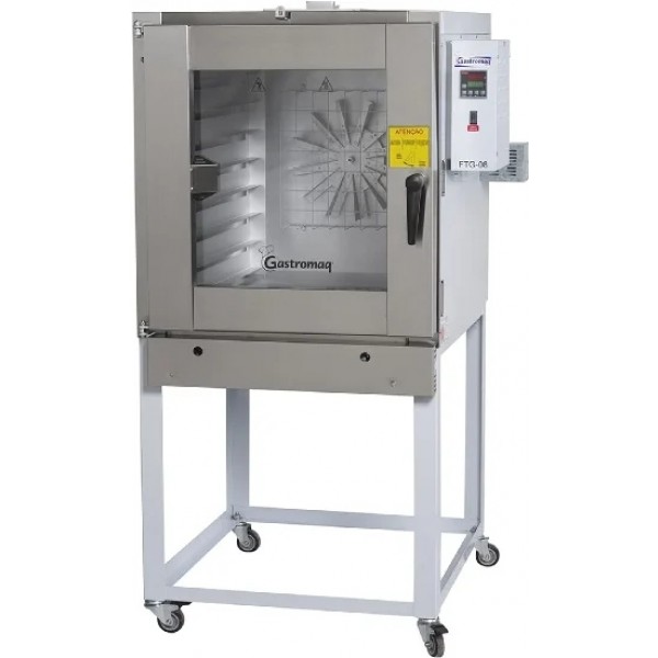 Forno Turbo Gás Compacto 8 esteiras 58 x 70 monofásico - GASTROMAQ
