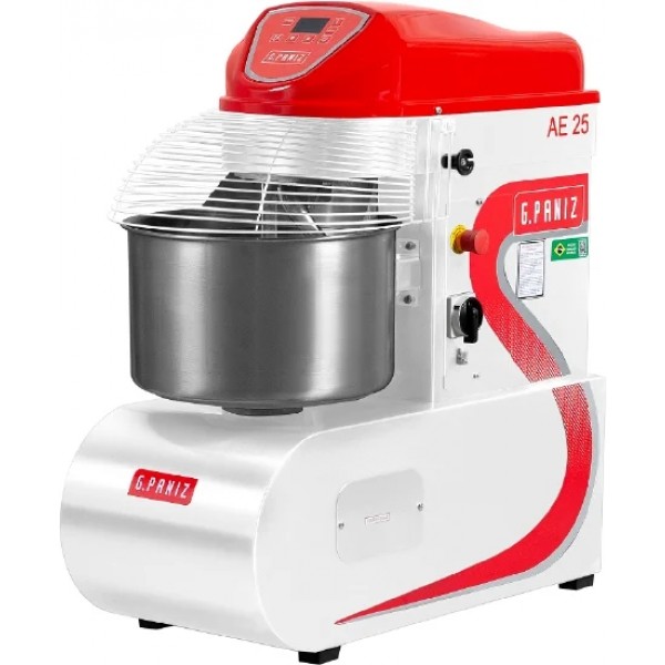 Amassadeira Espiral 25 kg de massa trifásica 2 velocidades epóxi - G PANIZ