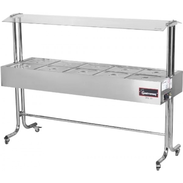 BTX 10 ST BR VI
Balcão Gelo X Standard 10 cubas - Estrutura Epóxi - Tampa Vidro - Salivador Inox - GASTROMAQ