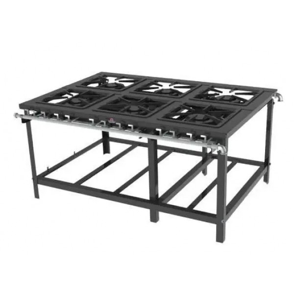 Fogão 6 Queimadores Duplos PMD-600F - Progás
