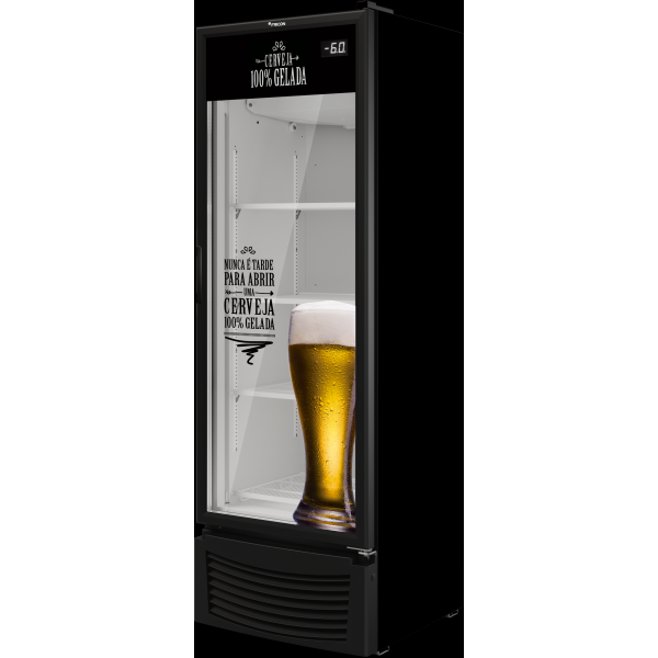 Cervejeira 7 Caixas - Porta Vidro Adesivada ou branca - 431 litros
