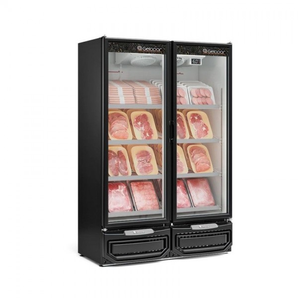 REFRIGERADOR VERTICAL CONVENIÊNCIA -1295mm- CARNES E BEBIDAS - TEMPERATURA  -6°C a +3°C- GCBC-950 C PR