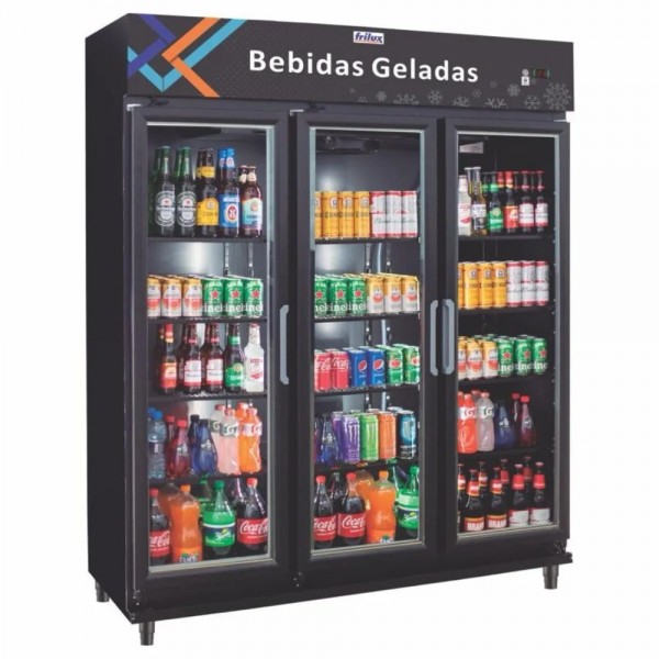 Expositor V Bebidas 3P V. Aquecido T. Black RF 022 B