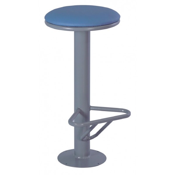 BANQUETA BERGAMO TB 3" ALTA/FIXA - ASSENTO ESTOFADO