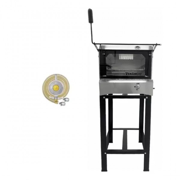 FORNO A GÁS ROMA 50 INT GALV/EXT INOX - VENANCIO
