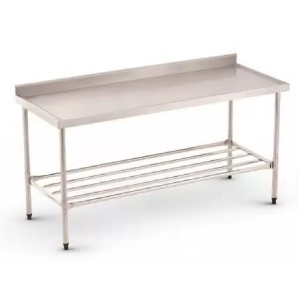 Mesa Inox Espelho Borda 95x200x73 MITEBPT 2000 - REFRIMATE