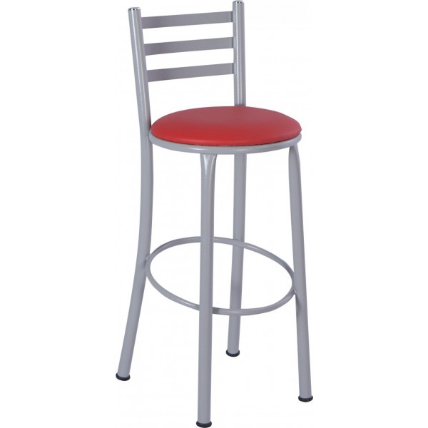 BANQUETA CARRARA TB 1 1/4" ALTA - ASSENTO ESTOFADO