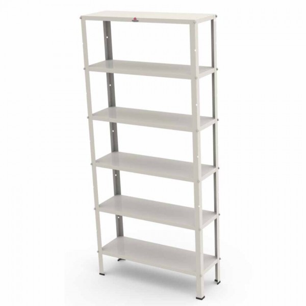 Estante Metálica PREST-600 FORT 0,75– Aço com pintura Epóxi Altura Ajustável 6 Prateleiras