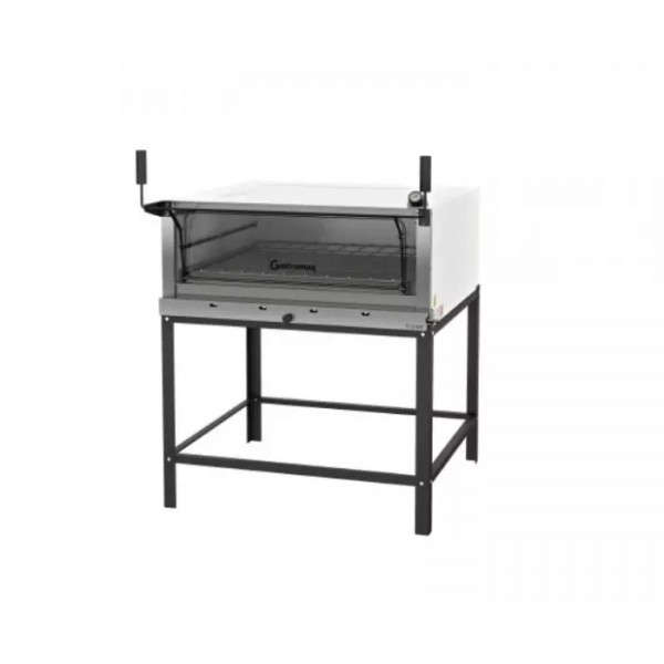 Forno de Lastro Gás Inox 95 x 95 porta basculante - GASTROMAQ