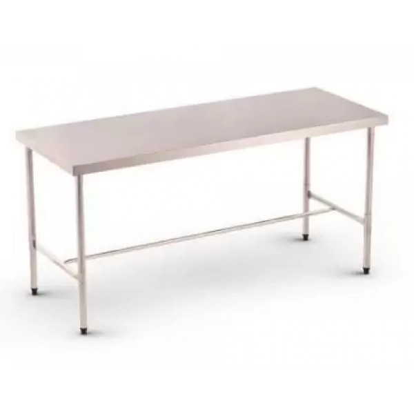 Mesa Inox Tampo Liso Sem Prateleira MITL 2500 - REFRIMATE